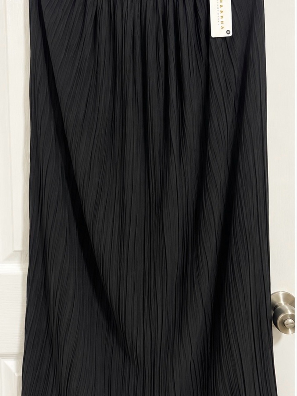 Jon & Anna Black Pleated Maxi Skirt